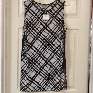 Black and white Anne Klein evening dress